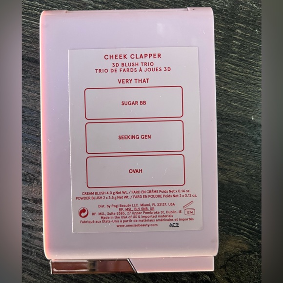 OneSize Cheek Clapper 3D Blush Trio in Very That - Picture 3 of 3